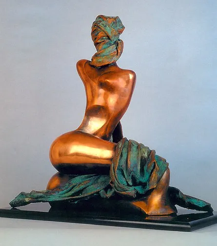 Bathing woman