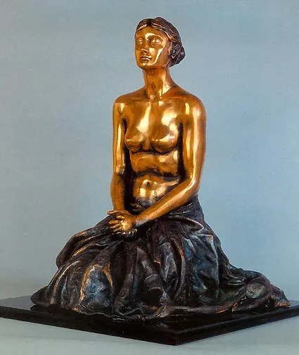 Praying woman