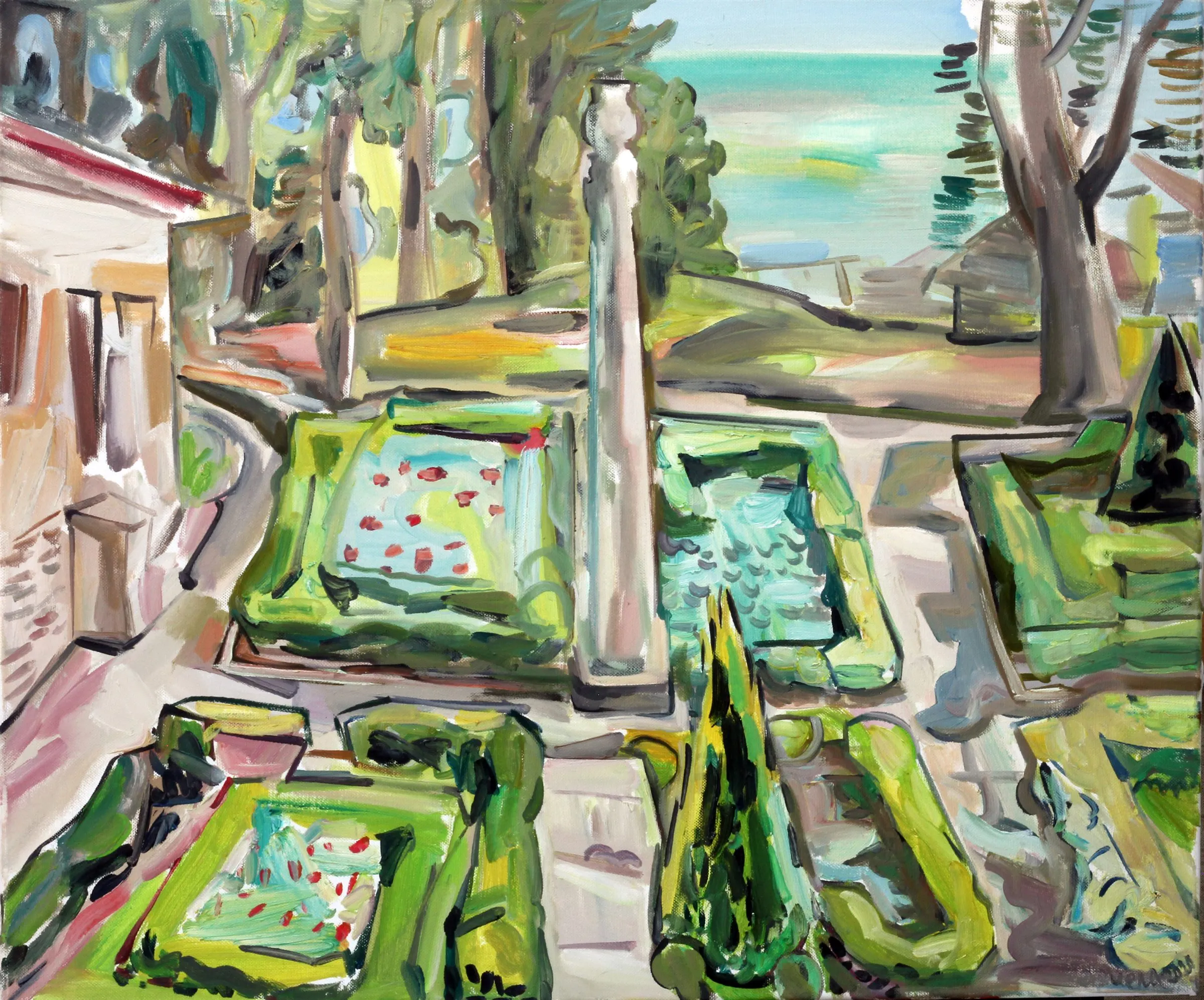 Balchik garden, Column