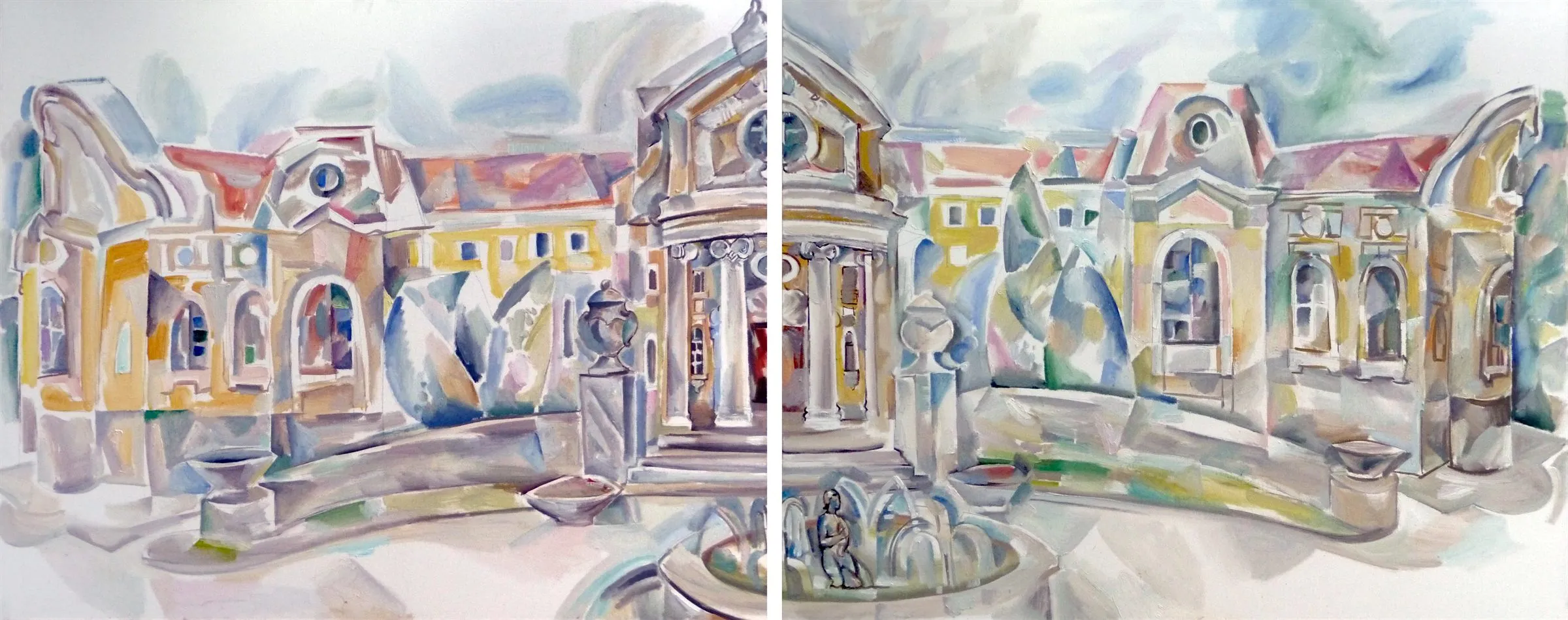 The Bath double I, II